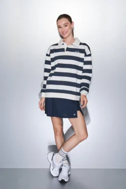 Dash and Stars Sudadera felpa 100% algodón estampado rayas azul Sale