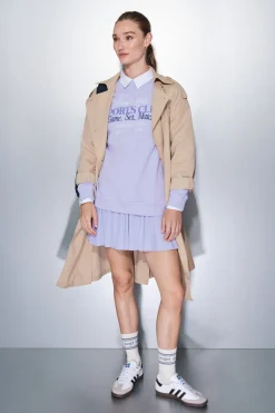 Dash and Stars Sudadera felpa 100% algodón lila morado/lila New