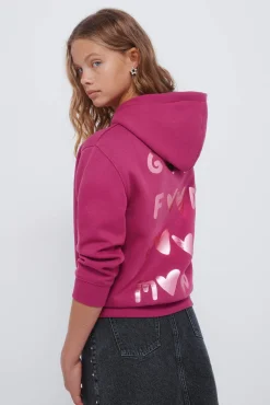 Springfield Kids Sudadera GOOD MOOD niña rosa Outlet