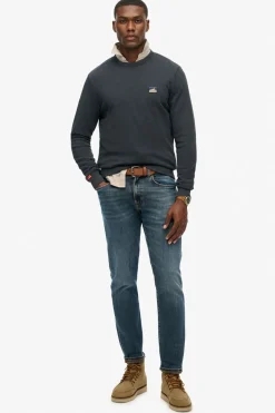 Superdry Sudadera Great outdoors emb rlxd azul