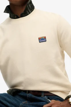 Superdry Sudadera Great outdoors emb rlxd beige Sale