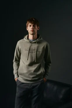 OOTO Sudadera gráfica con capucha Kaki Online