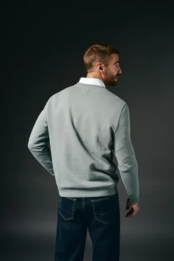 OOTO Sudadera gráfica cuello caja Azul Online