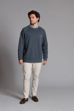 Cloking Sudadera Lavada Azul marino