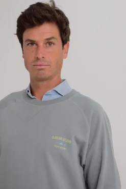 Cloking Sudadera Lavada Enjoy The Now Kaki Discount