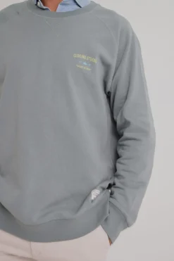 Cloking Sudadera Lavada Enjoy The Now Kaki Discount