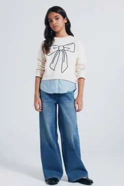 Springfield Kids Sudadera Lazo niña estampado Clearance