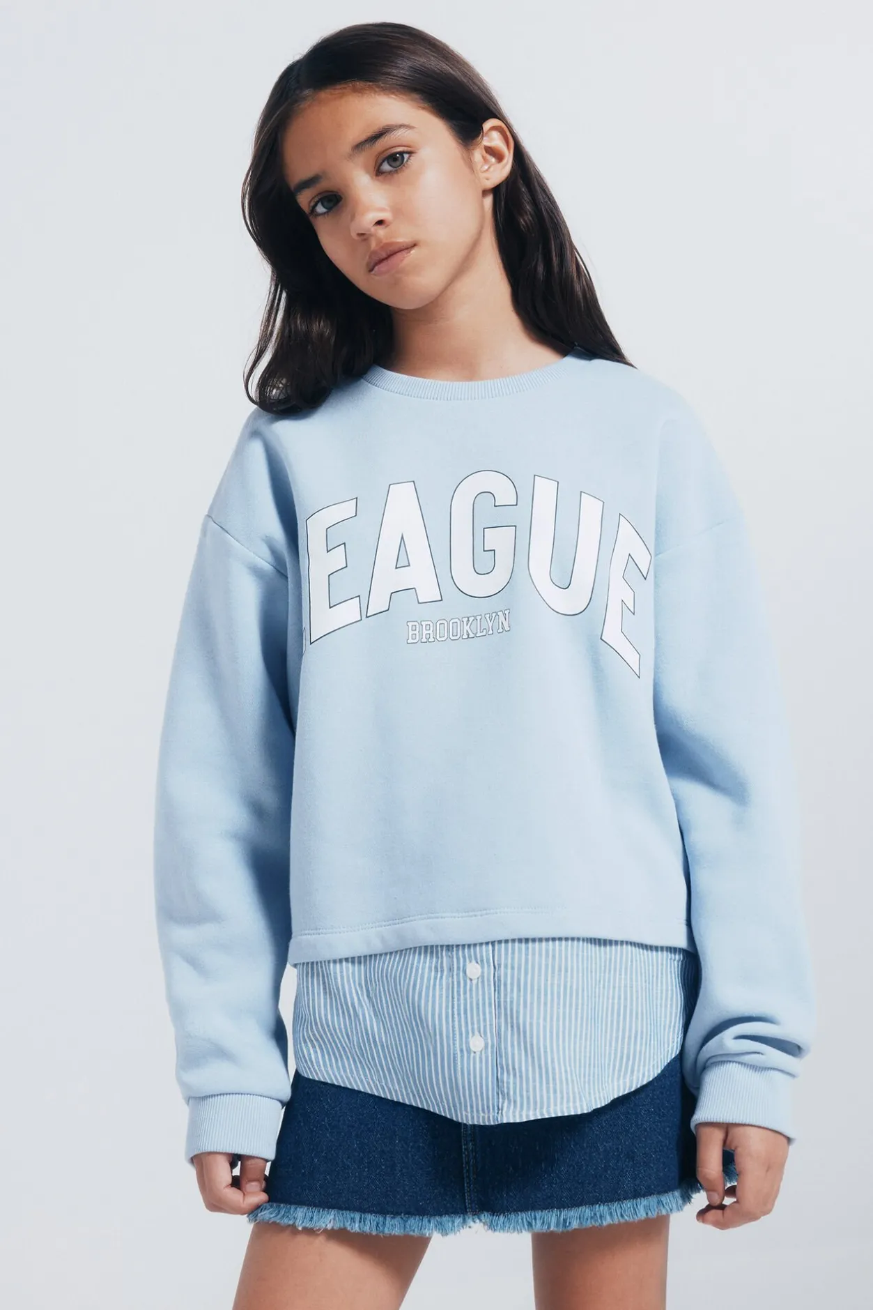 Springfield Kids Sudadera League niña azul Outlet