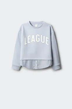 Springfield Kids Sudadera League niña azul Outlet