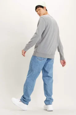 Levi's Sudadera ® cuello redondo en tejido polar Gris Clearance