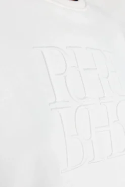 Pedro del Hierro Sudadera lisa algodón Blanco New