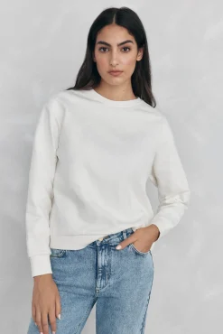 Pedro del Hierro Sudadera logo Blanco Online