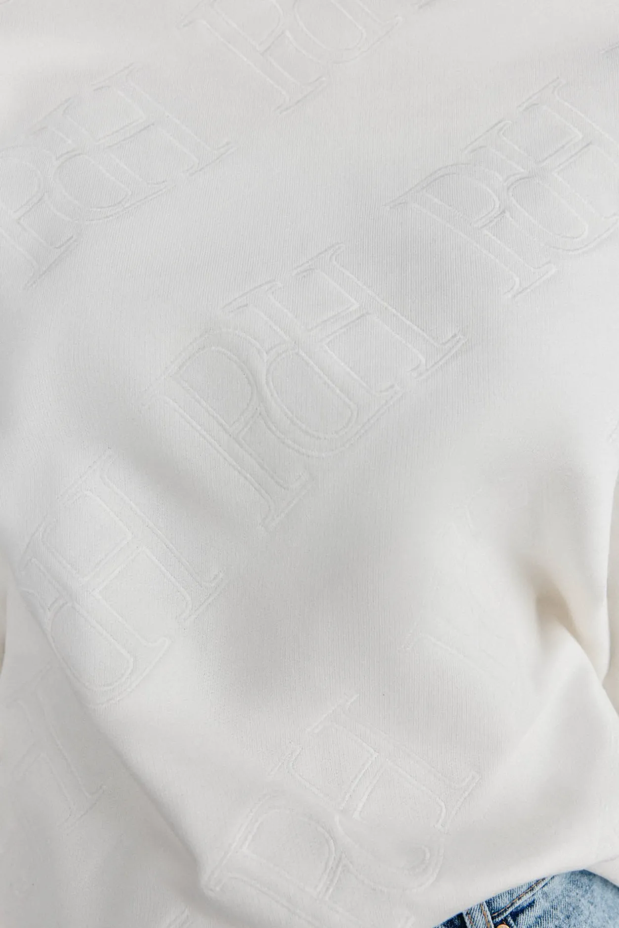 Pedro del Hierro Sudadera logo Blanco Online