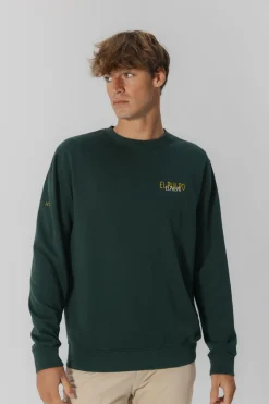 elPulpo Sudadera logo Verde oscuro Best