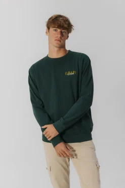 elPulpo Sudadera logo Verde oscuro Best