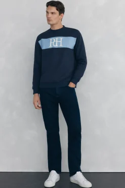 Pedro del Hierro Sudadera logo Azul Discount