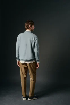 OOTO Sudadera logo bordado Azul