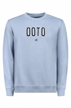 OOTO Sudadera logo bordado Azul