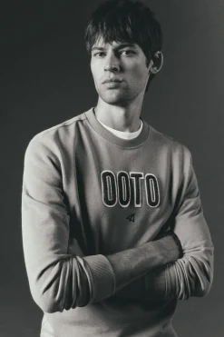 OOTO Sudadera logo bordado Kaki New