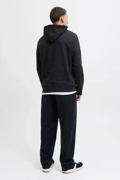 Jack & Jones Sudadera logo con capucha negro New