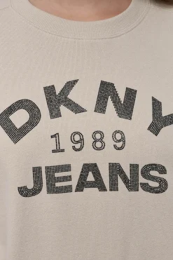 DKNY Sudadera logo kaki