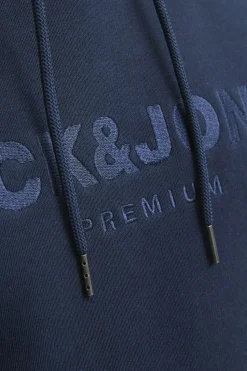 Jack & Jones Sudadera logo frontal Azul marino