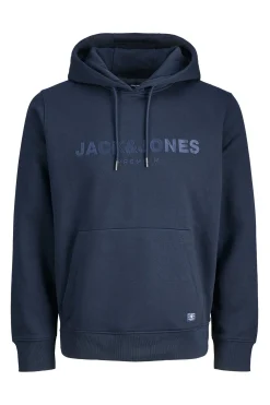 Jack & Jones Sudadera logo frontal Azul marino