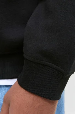 Jack & Jones PLUS Sudadera logo frontal negro Clearance