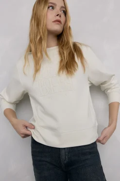 Pedro del Hierro Sudadera logo pdh Crudo Sale
