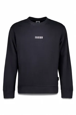 Jack & Jones Sudadera logo relieve negro Hot
