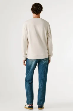 Pepe Jeans Sudadera manga larga marfil Sale