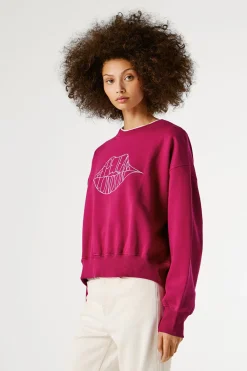 Pepe Jeans Sudadera manga larga fucsia Best