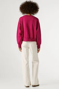 Pepe Jeans Sudadera manga larga fucsia Best