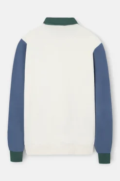 Silbon Sudadera media cremallera Marfil