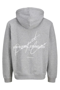 Jack & Jones Sudadera minimalista gris Best