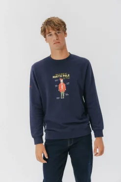 elPulpo Sudadera north pole Azul oscuro Online