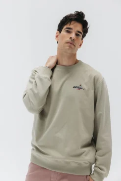 elPulpo Sudadera old school memories Kaki Discount