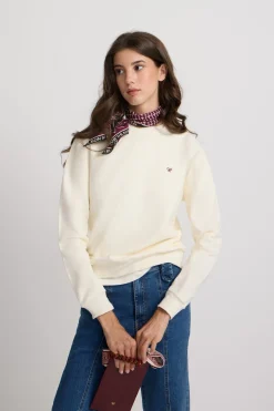 Silbon Sudadera raqueta Marfil Hot