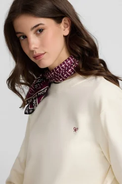 Silbon Sudadera raqueta Marfil Hot