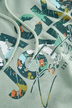 Jack & Jones Sudadera regular fit estampada verde