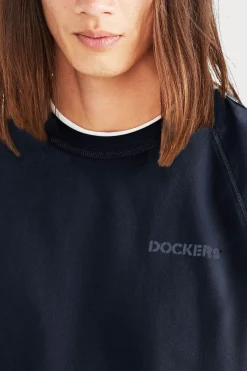 Dockers Sudadera regular fit Icon Azul marino Outlet