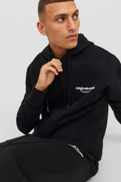 Jack & Jones Sudadera relaxed con cremallera negro Discount