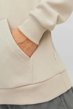 Jack & Jones Sudadera relaxed fit capucha gris Discount