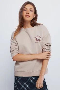 Springfield Sudadera "Sausage" perro nude Sale