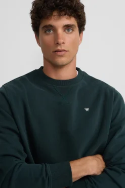 Silbon Sudadera minilogo Verde Sale