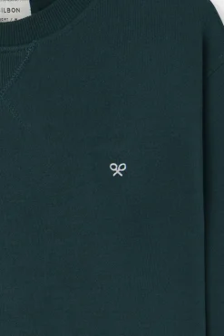 Silbon Sudadera minilogo Verde Sale