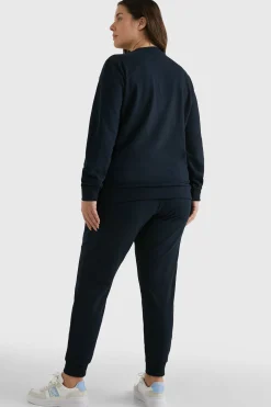 Tommy Jeans Sudadera sin capucha azul Sale