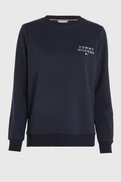 Tommy Jeans Sudadera sin capucha azul Sale