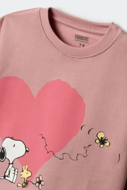 Springfield Kids Sudadera snoopy niña rosa Best