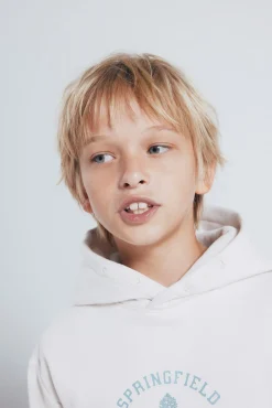 Springfield Kids Sudadera Springfield con capucha blanco Discount